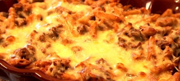 Макароны, запеченные с фаршем
