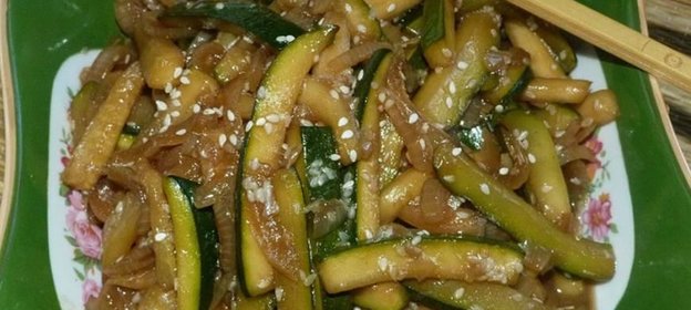 Цукини в соусе терияки