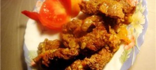 Говядина с чесноком по-уральски