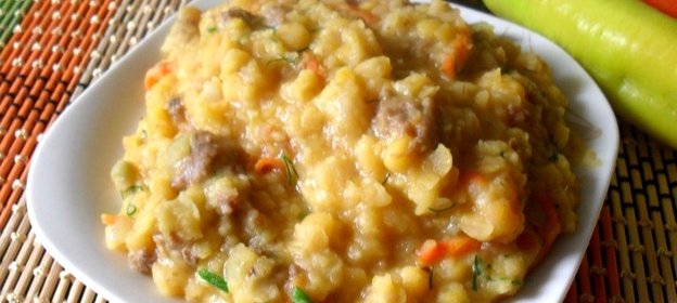 Гороховая каша в мультиварке без замачивания