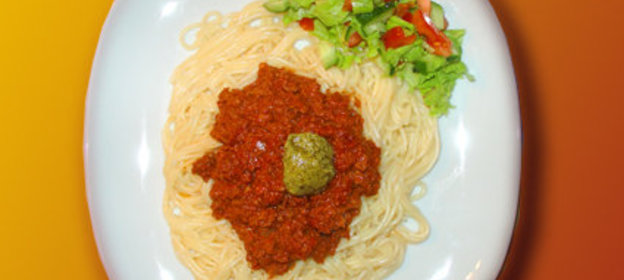 спагетти аля болонезе