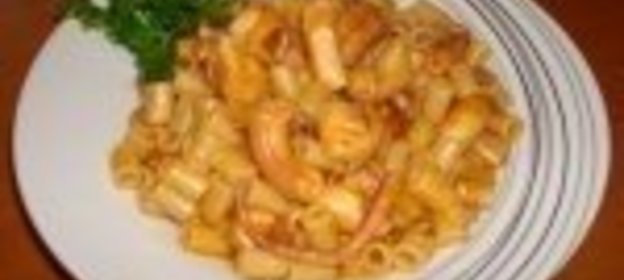 Макароны с осьминогом