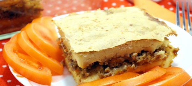 Запеканка из картофеля с фаршем