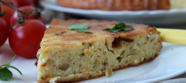 Запеканка с вялеными помидорами