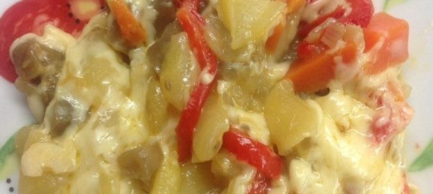 Запеканка из овощей в мультиварке