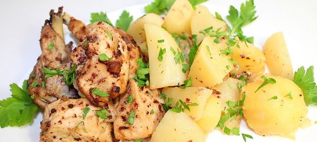 Тушеная картошка или ужин 2 в 1. Видео