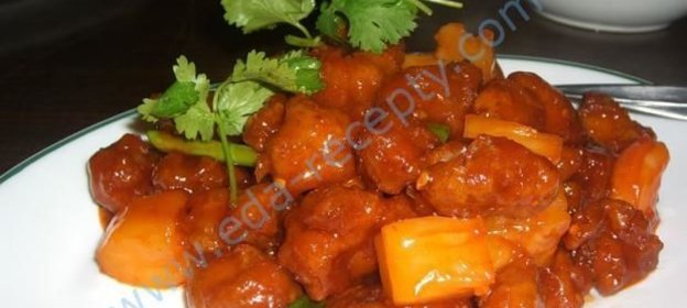Курица в сладком соусе