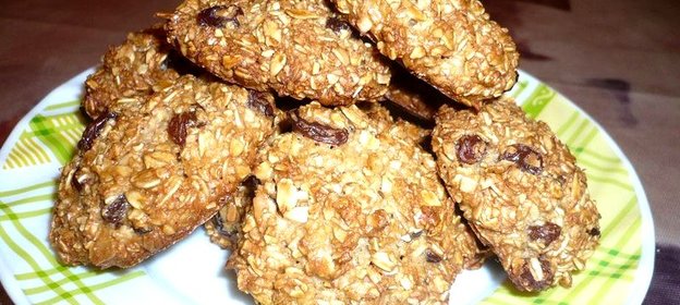 Овсяное печенье без сахара