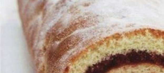 Шоколадный швейцарский рулет с малиной