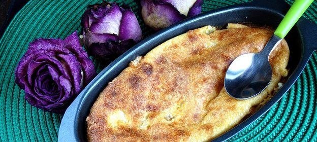 Морковно - грушевая запеканка с творогом