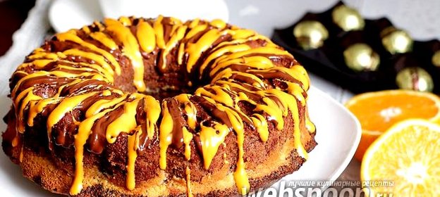 Шоколадно-маковый кекс