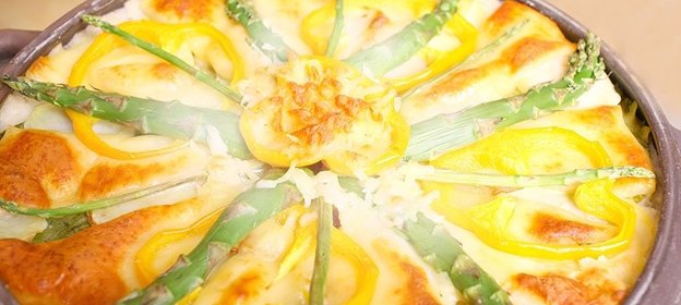 Овощная запеканка с горчичным маслом