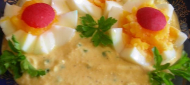 Соус для вареных яиц