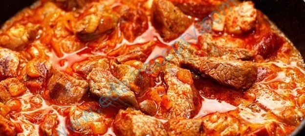 Гуляш из медвежатины