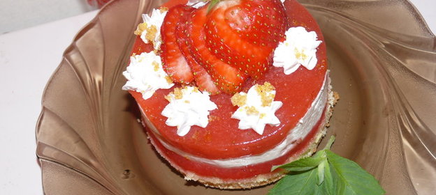 Mini-cheesecake Пьянящий аромат клубники