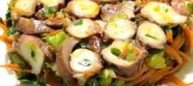 Салат с Осьминогом по - Португальски