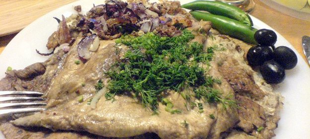 Грибы зонтики свежесобранные, заботливо жареные по особому рецепту