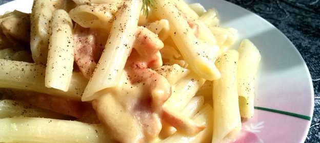Паста с ветчиной