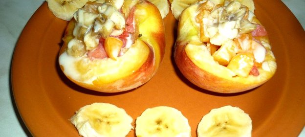 Фаршированные персики