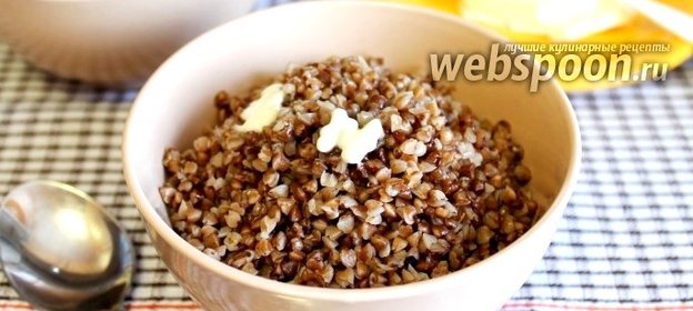 Каша гречневая в микроволновке