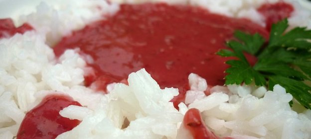 Соус бруснично-сливовый к рису и не только