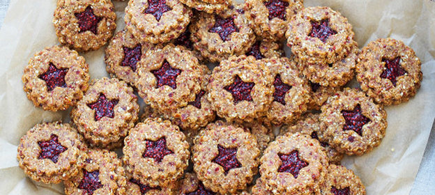 Овсяное печенье с клюквой и кешью