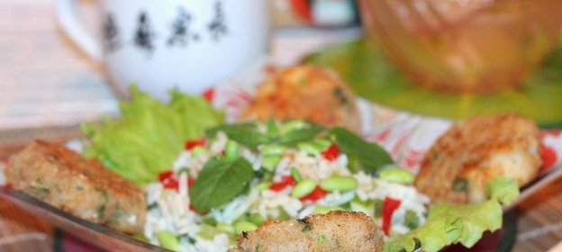 Рыбные биточки по-тайски