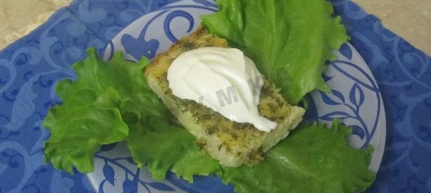 Запеканка из картофеля с сыром и чесноком