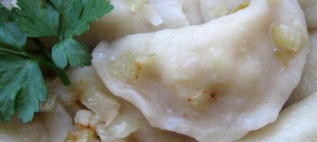 Домашние вареники с картошкой