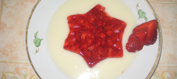 Красный остров в белом море