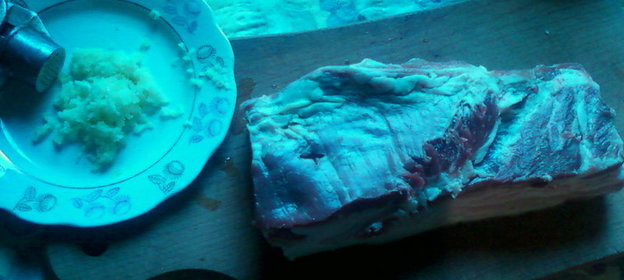 Салатик приятный из морепродуктов