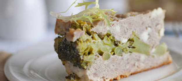 Запеканка из курицы и брокколи в мультиварке