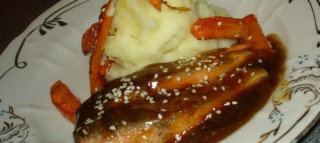 Форель с прованскими травами под соусом Терияки