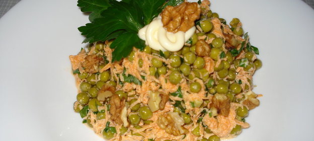 Морковь на горошине