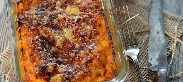 Тыквенная запеканка с сыром