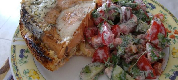 Рыба в хлебе