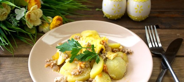 Запеканка мясная сытная