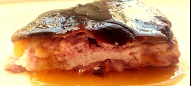 Диетическая клубничная запеканка