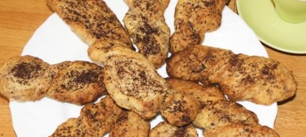 Печенье Шоколадные слоеные язычки