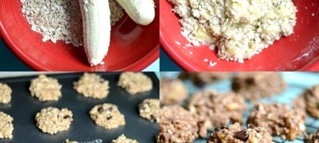 Овсяное печенье с бананом