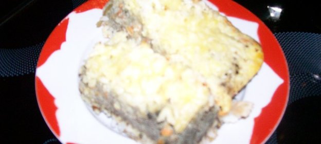 Рисовая запеканка с печенью