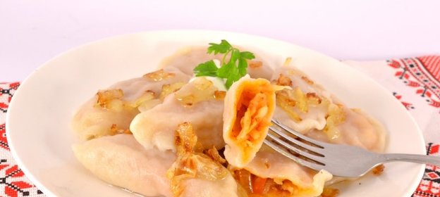 Вареники с квашеной капустой