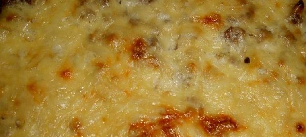 Запеканка из макарон с фаршем