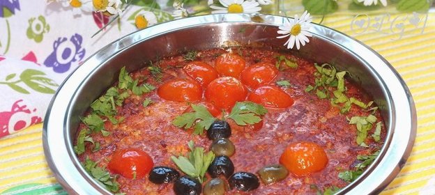 Запеканка из булгура с мясным фаршем