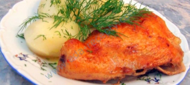 Курица в карамели