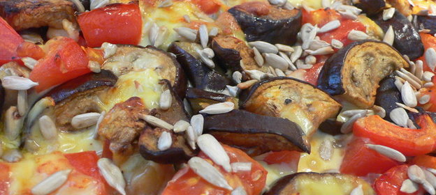 Запеканка с баклажанами