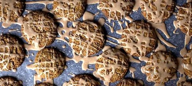 Овсяное печенье с глазурью