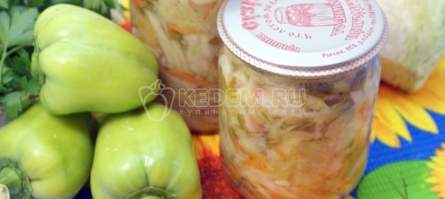 Салат с капустой на зиму