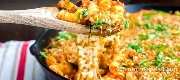 Сырная паста, запеченная в духовке