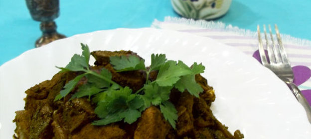 Жареная свиная печень